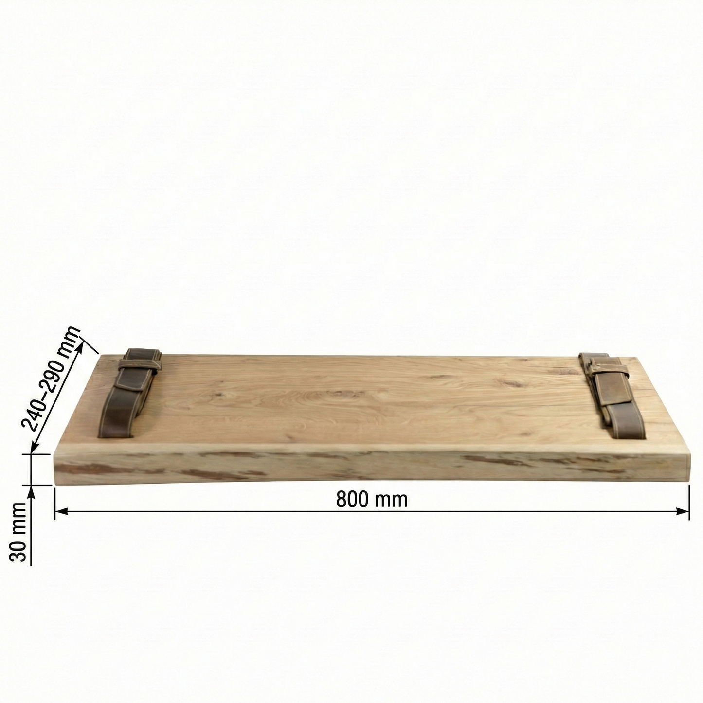 Donker Eiken - Wandplank