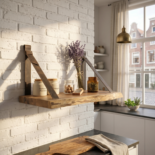 Massief Eiken Naturel - Wandplank
